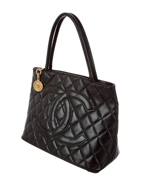 chanel gold medallion tote|chanel medallion tote discontinued.